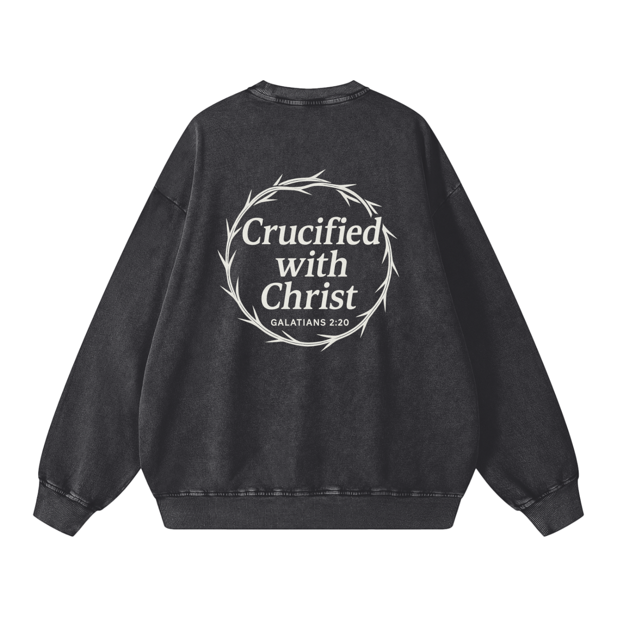 Snow Washed Oversized Sweatshirt